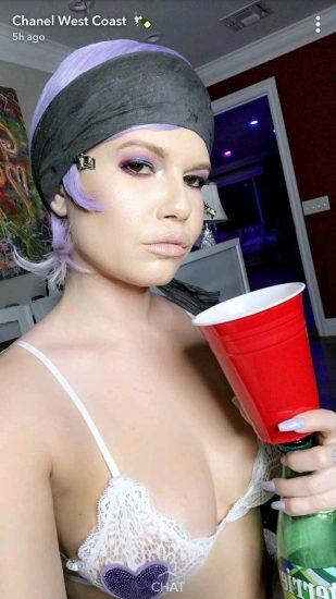 Chanel West Coast Nip Slip