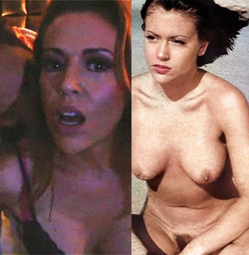 Alyssa Milano Lesbian Porn - Alyssa Milano - Embrace of the Vampire Hot Scene