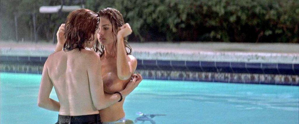 Denise Richards' topless kiss with Neve Campbell