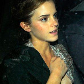 Emma Watson nude nip slip