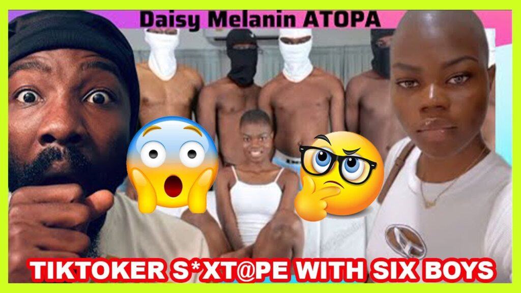 Nigerian Atopa qùèen Melanin Daisy with 6 boys