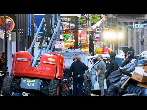 Truck driver drove into crowd in New Orleans