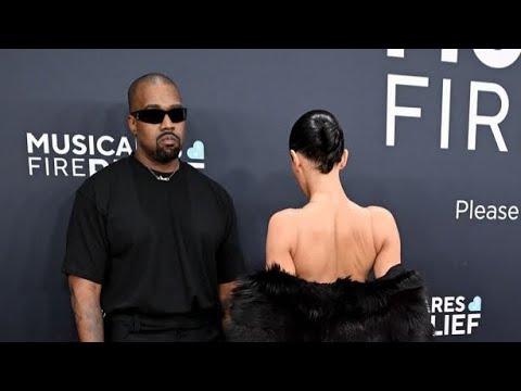 kanye bianca grammys video