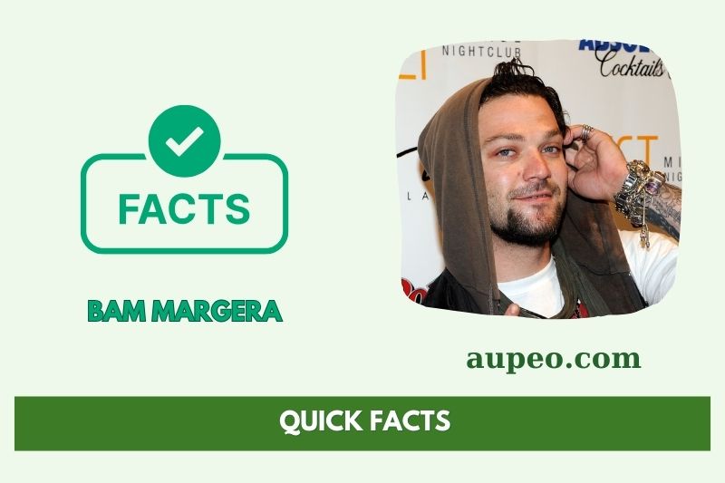 Bam Margara's quick facts