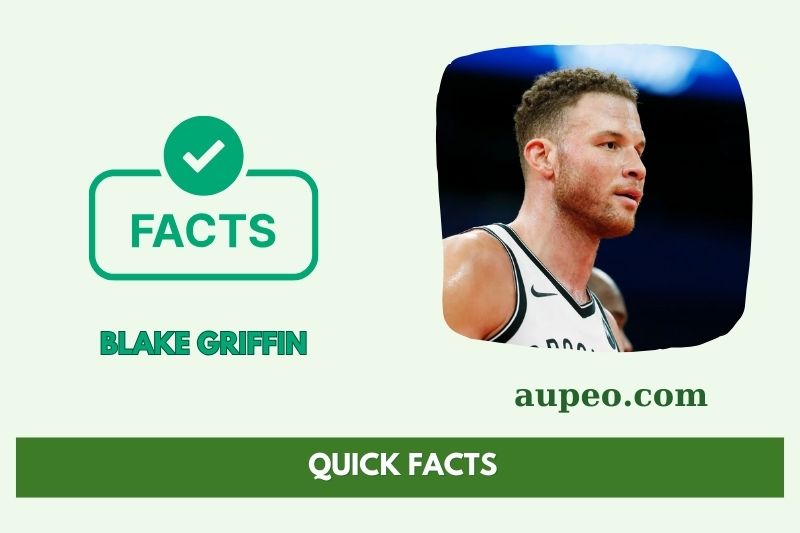 Fast facts of blake griffin