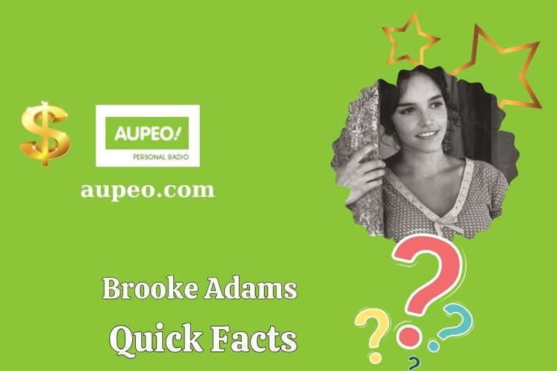 Brook Adams Fast Facts