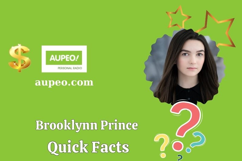 Brooklynn Prince Fast Facts