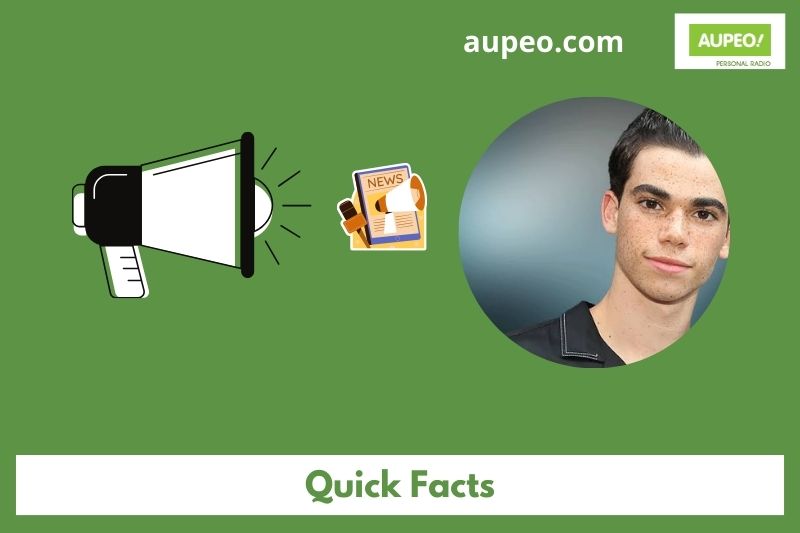 Cameron Boiss's quick facts