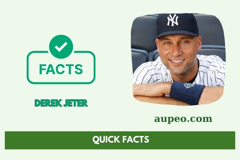 Derek Jeter's Quick Facts