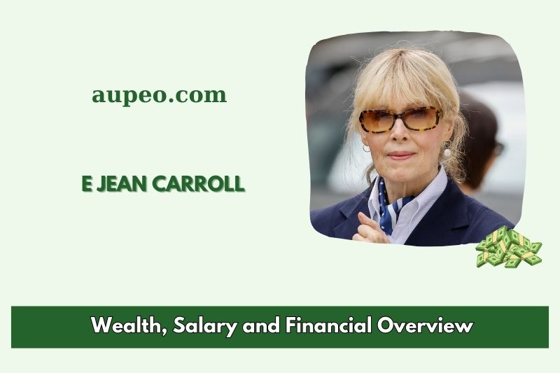 E Jean Carroll wealth, salary and financial review