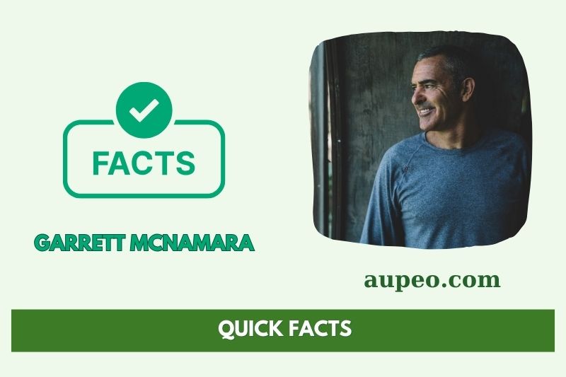 GARRETT MCNAMARA Quick Facts