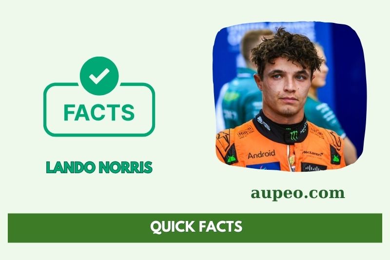 Lando Norris's fastest facts
