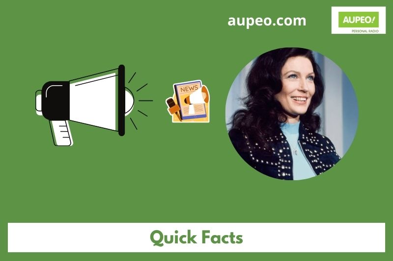 Loretta Lynn Lynn Fast Facts