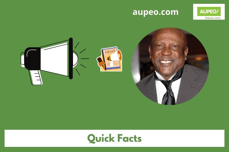 Louis Gosett Junior Quick Facts