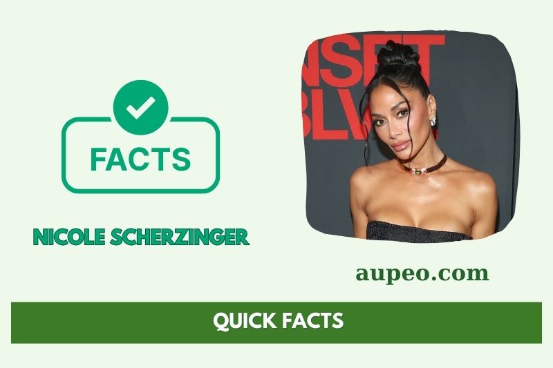 Quick facts of Nicole Sherzinger