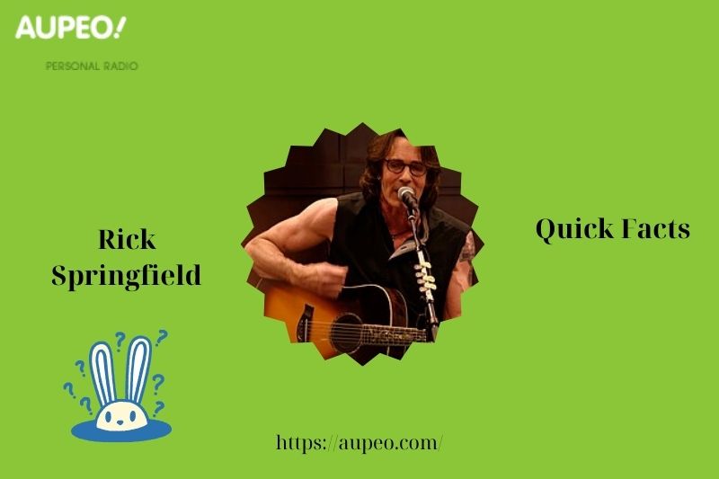Rick Springfield's Rapid Facts