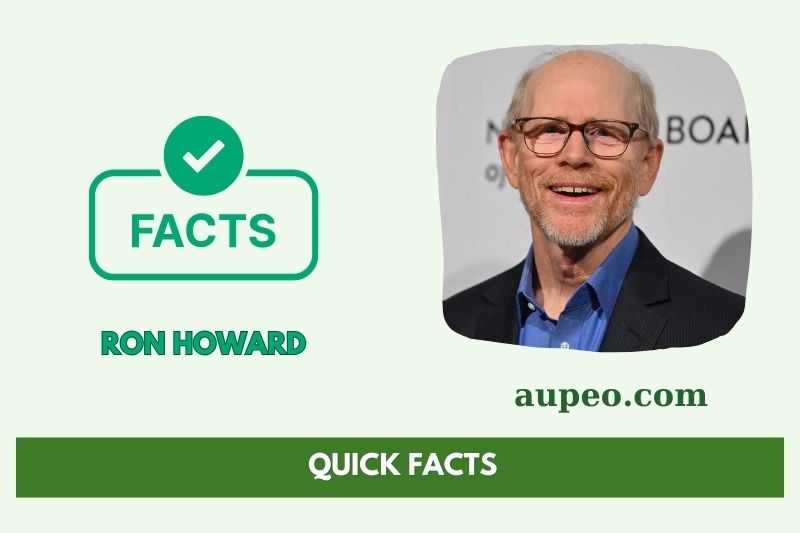 Ron Howard's quick facts