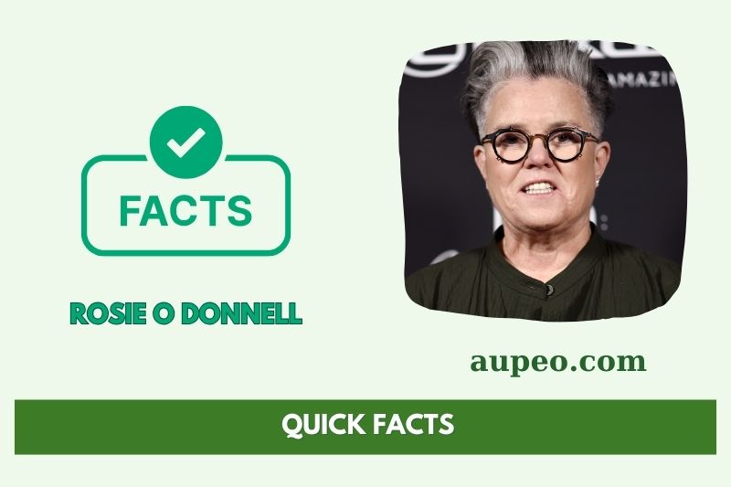 Rosie O Donnell Fast Facts