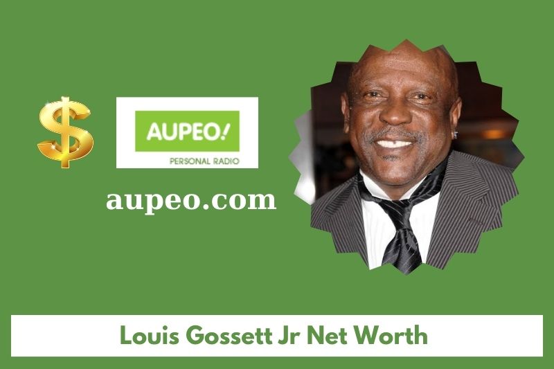 What is the net value of Louis Goset Jr.
