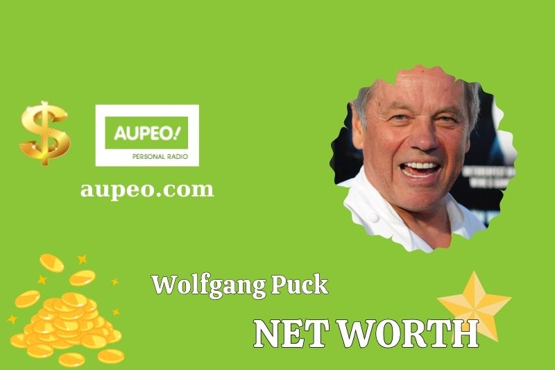 What is the net value of Wolfgang Puck in 2025