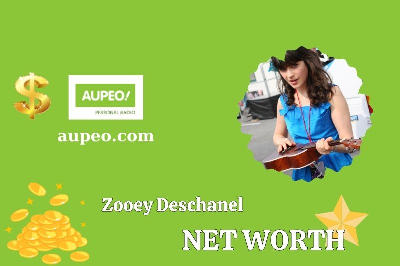 How much does Zooey Deschanel's net value in 2025