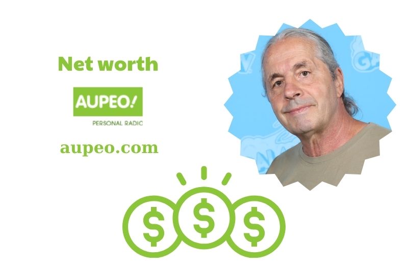 What is Bret Hart's net value in 2024