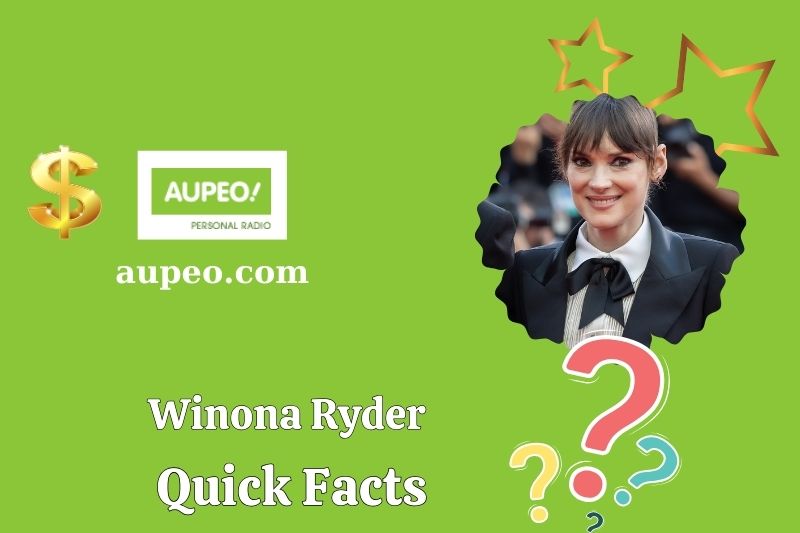 Winona Ryder Quick Facts