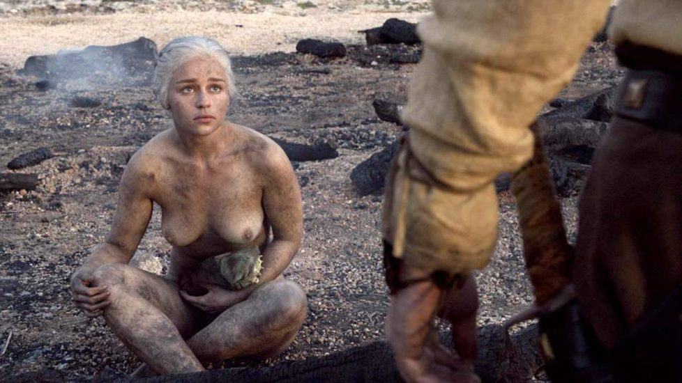 Emilia Clarke naked in GOT