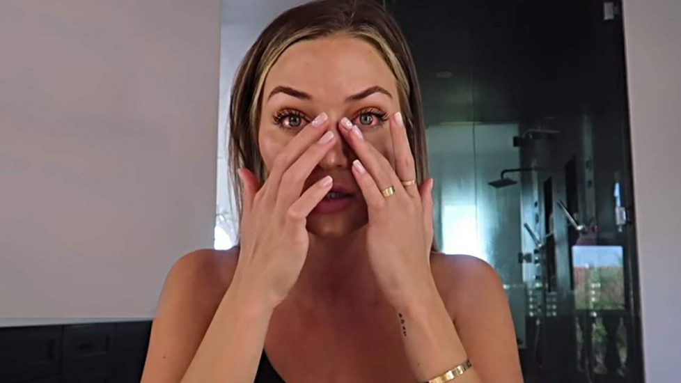 Erika Costell cries after sex tape leaks online