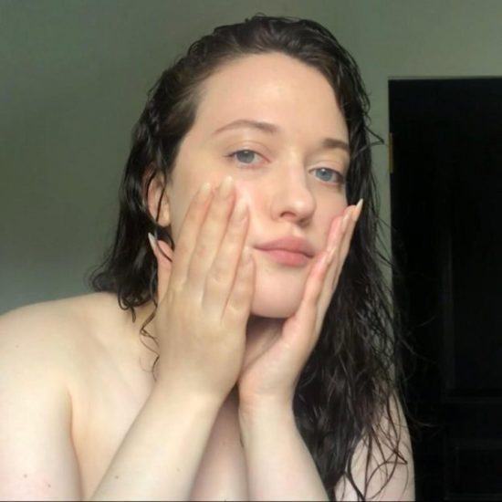 Kat Dennings Beautiful Facial