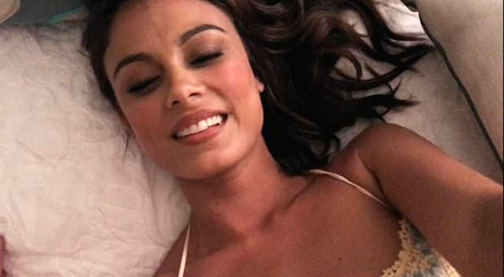 Nathalie Kelley Bed Selfie