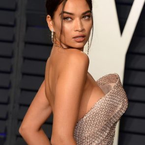 Shanina Shaik's boobs slipped out