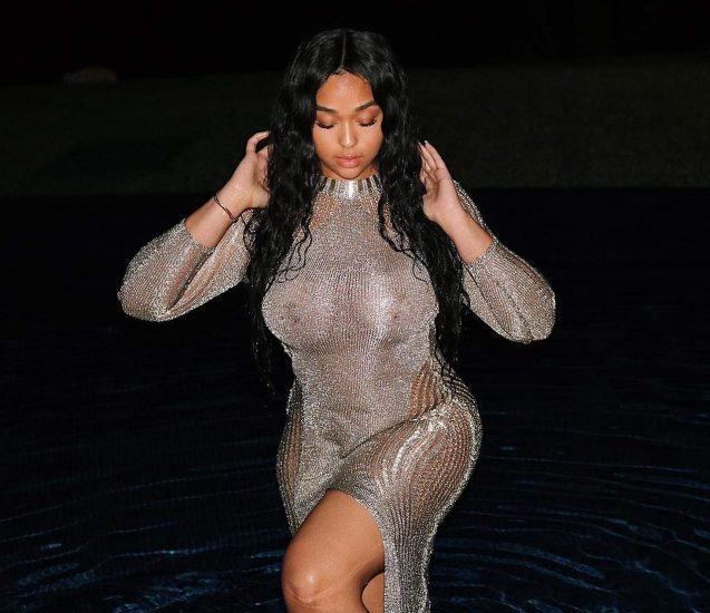 Jordyn Woods nude nipples