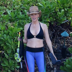 Megyn Kelly enjoying the beach in a bikini