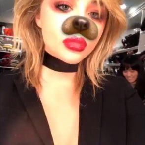 Chloe Grace Moretz Hot Snapchat Selfie