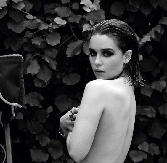 Sexy Emilia Clarke covers topless