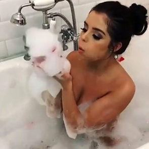 Demi Rose nude in the bath tub