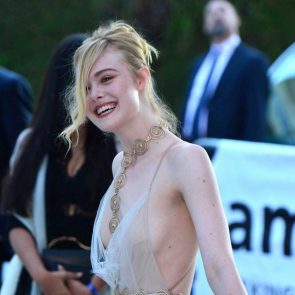 Elle Fanning nude boobs