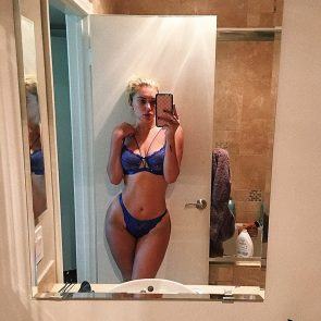 anastasia karanikolaou blue bikini