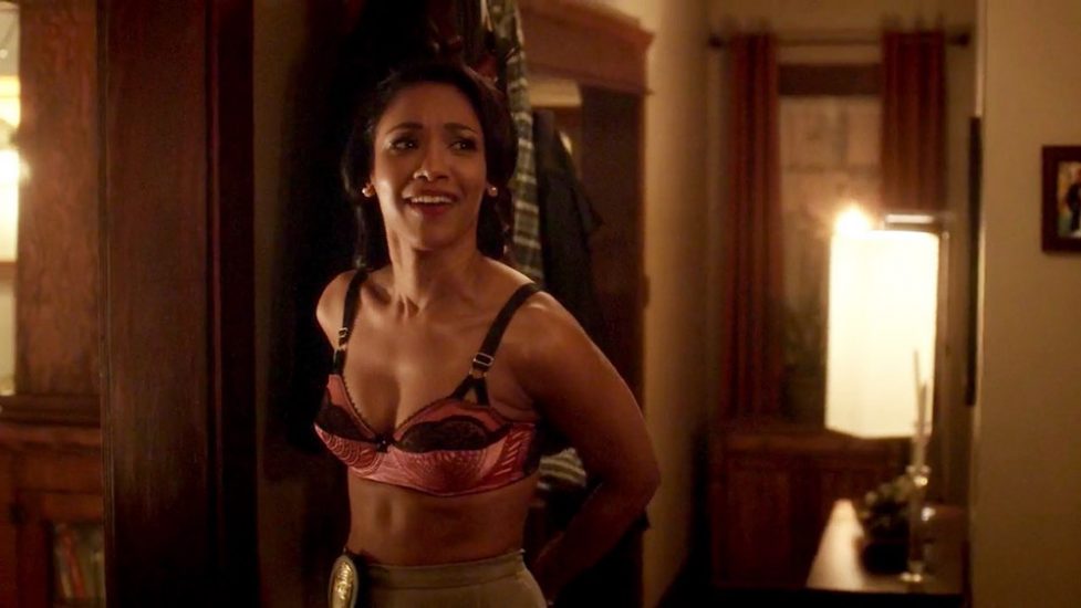 Candice Patton Bikini Scene