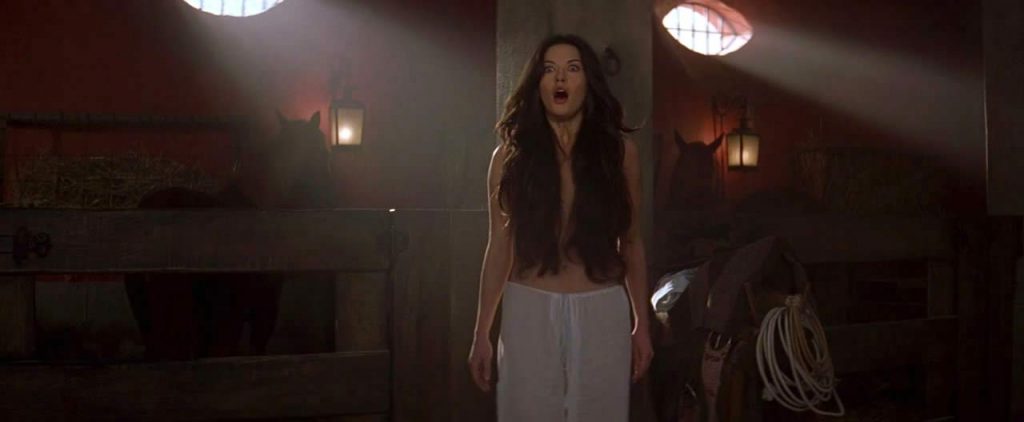 Catherine Zeta-Jones topless in The Mask of Zorro