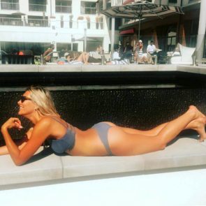 Charissa Thompson bikini on the yacht