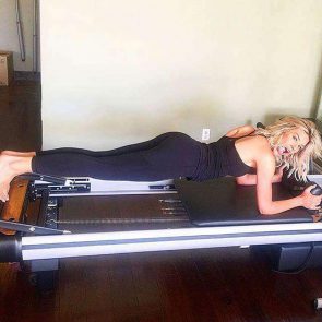 Charissa Thompson sexy during training