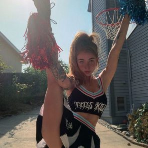 Coconut Kitty Naked Sexy Cheerleader