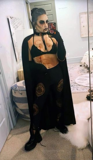 Demi Lovato Sexy Dracula Costume