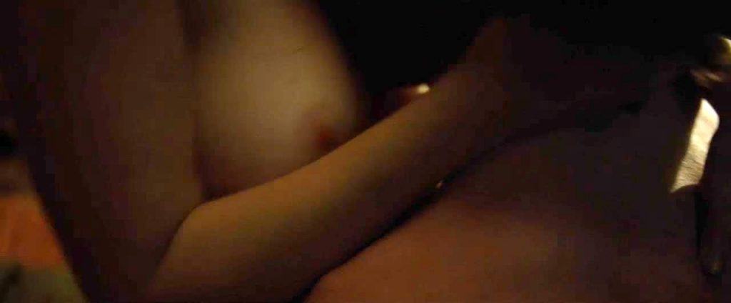 Elizabeth Olsen boobs in sex scene