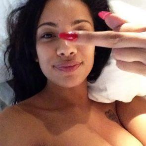 Erica Mena leaked nude photo from bed