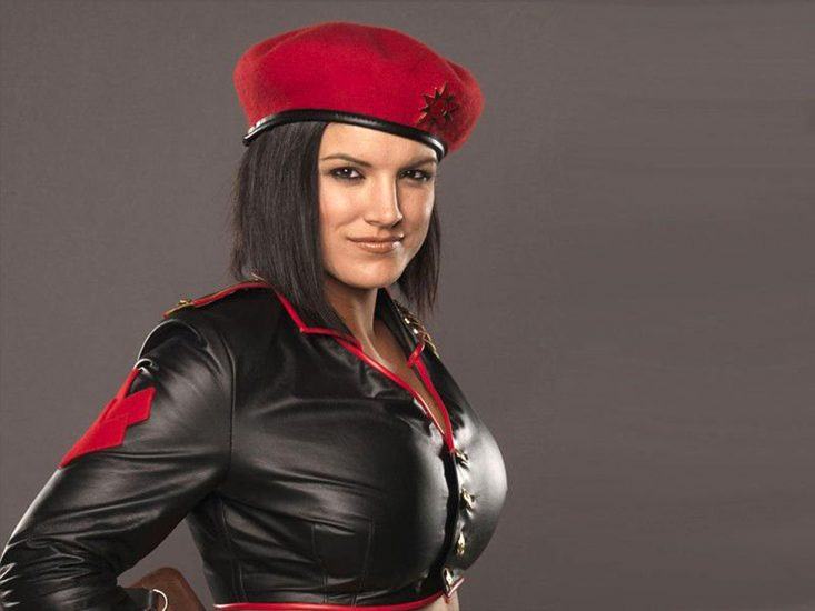 Gina Carano in Leather