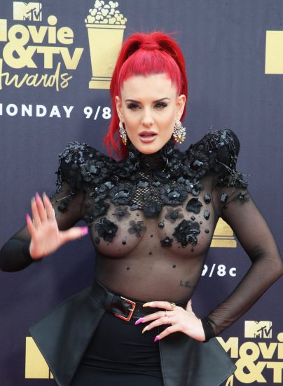 Justina Valentine See Through Tits