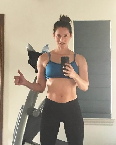 Kelly Overton naked in the gym